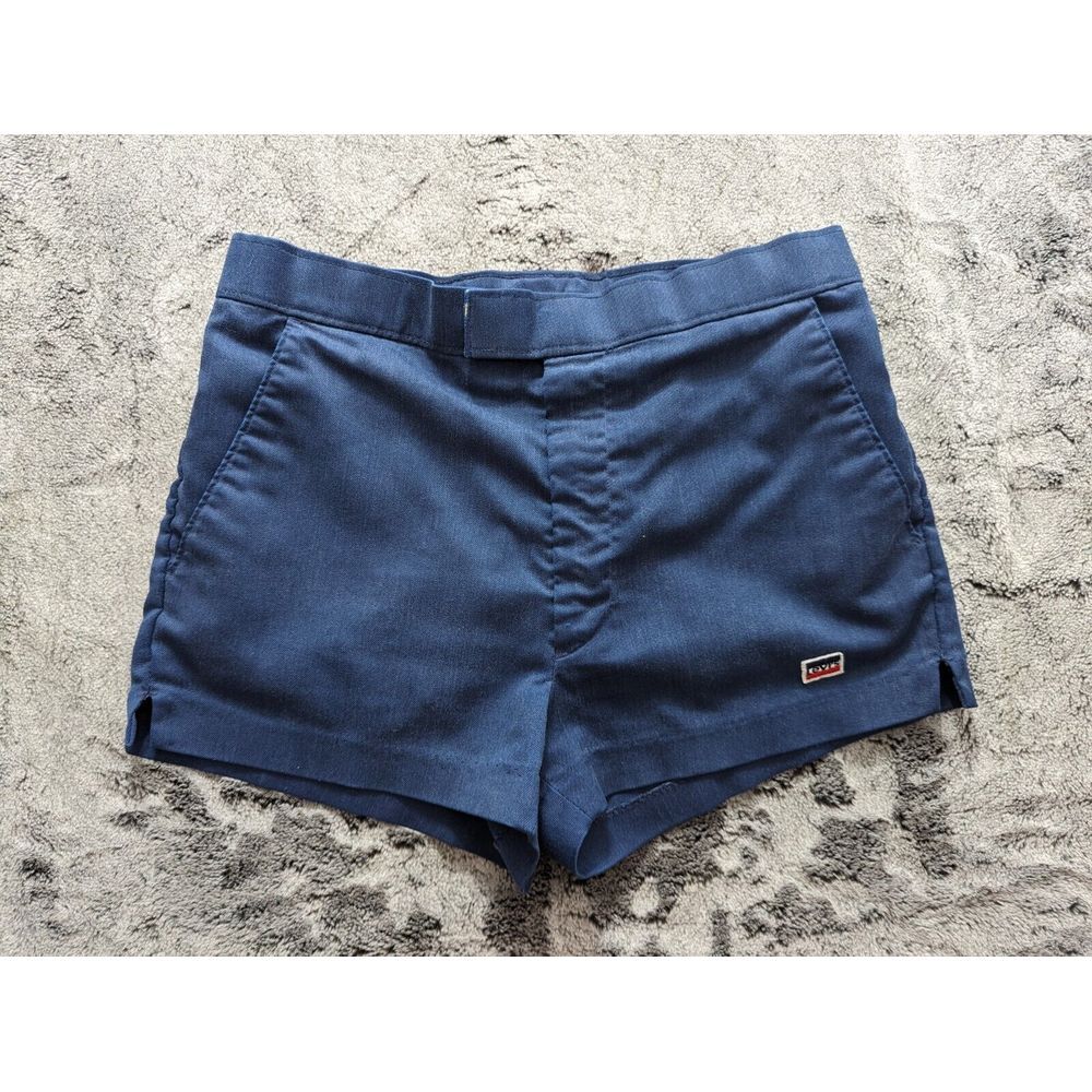 Vintage Levi's Casual Short Shorts Women's Size 32 Blue Made In USA Talon Zipper